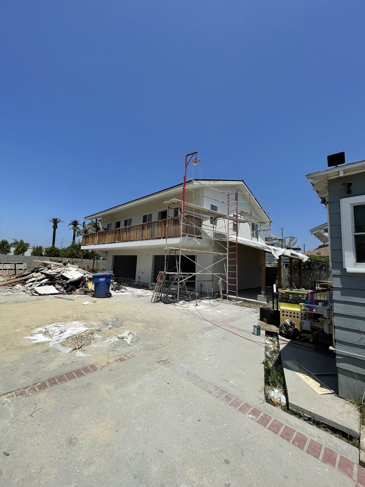 New construction underway, Mansel Residence Lenox