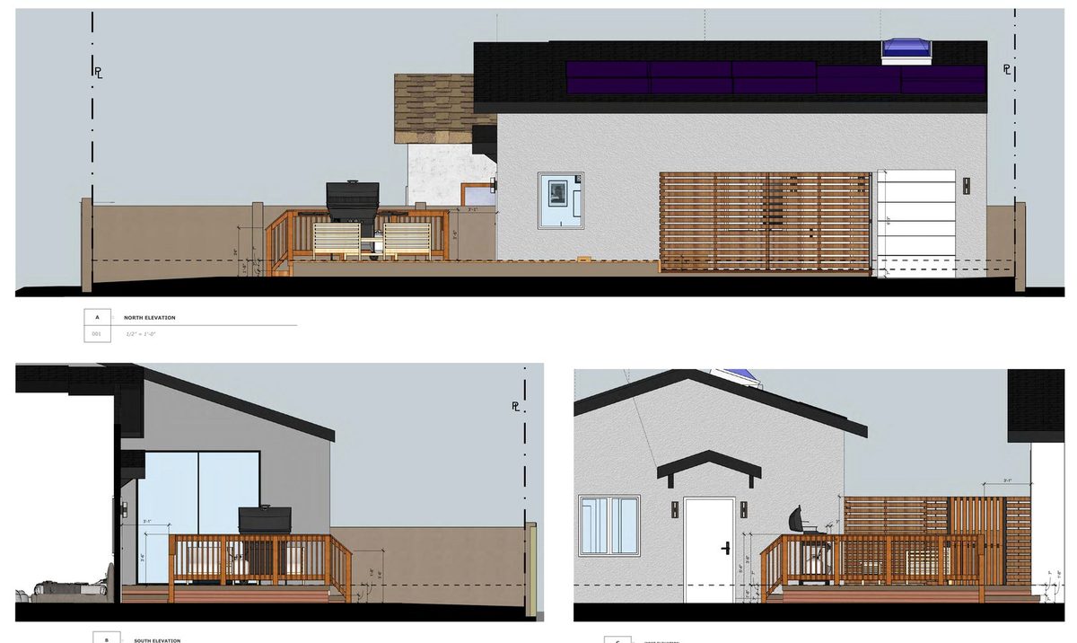 Deck section drawings